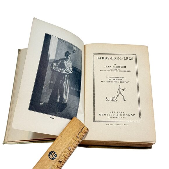 Daddy-Longlegs Jean Webster Book HC 1912 with Photo Scenes from the Play 1919 - Picture 4 of 14